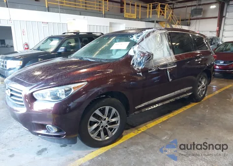 2013 Infiniti Jx35 z USA, uszkodzony, nr VIN 5N1AL0MM3DC302472